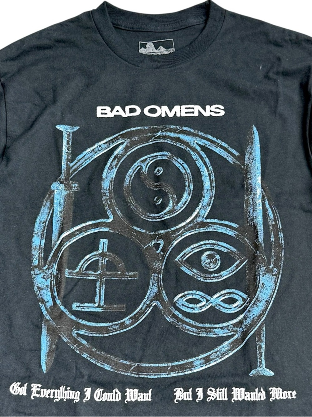 Bad Omens Band Long Sleeve Shirt Medium Black Graphic Tour Style Rock Tee Music